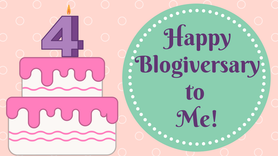 Happy 4th Blogiversary to Me!