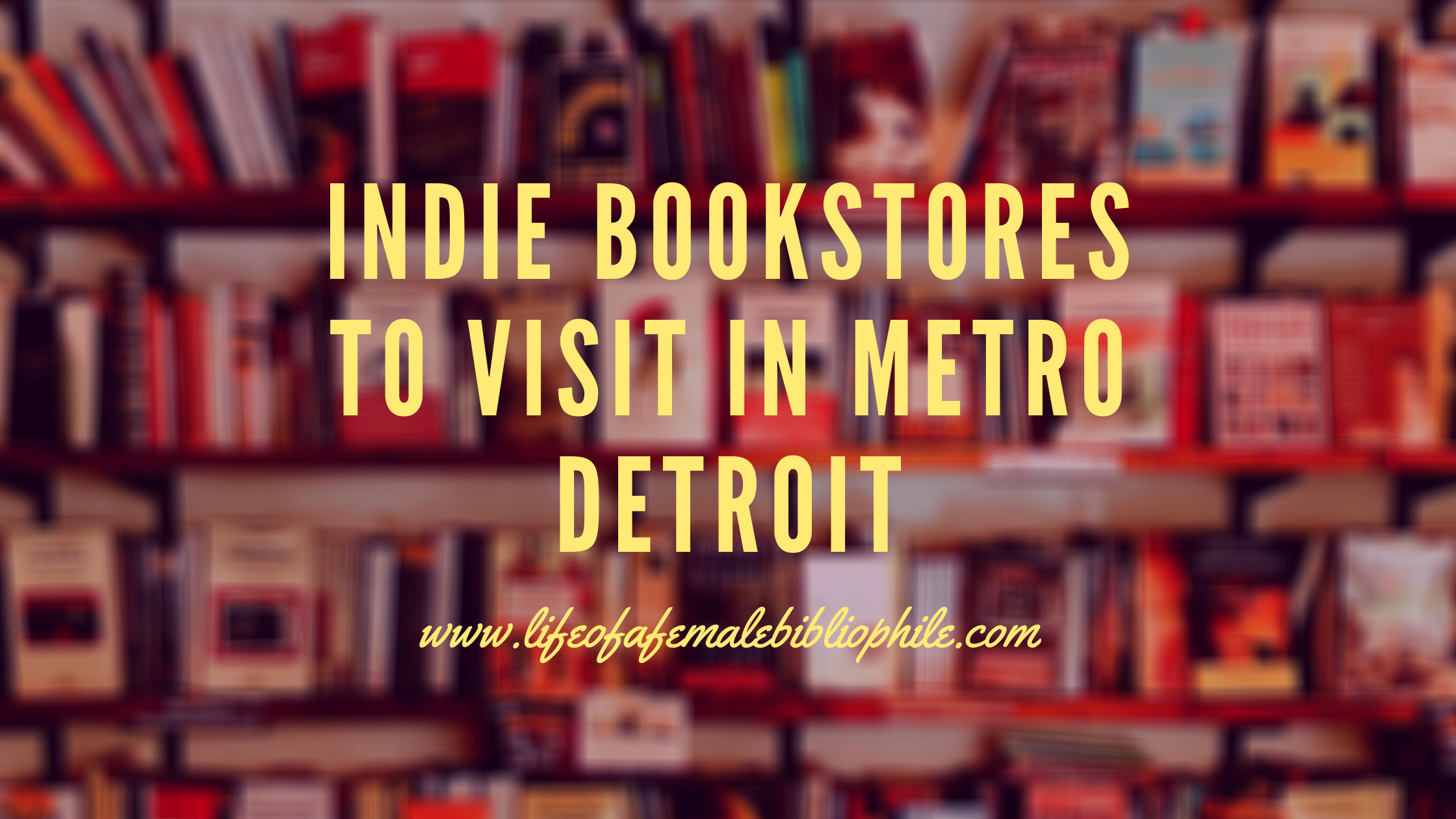 Indie Bookstores to Visit in Metro Detroit Pt.3